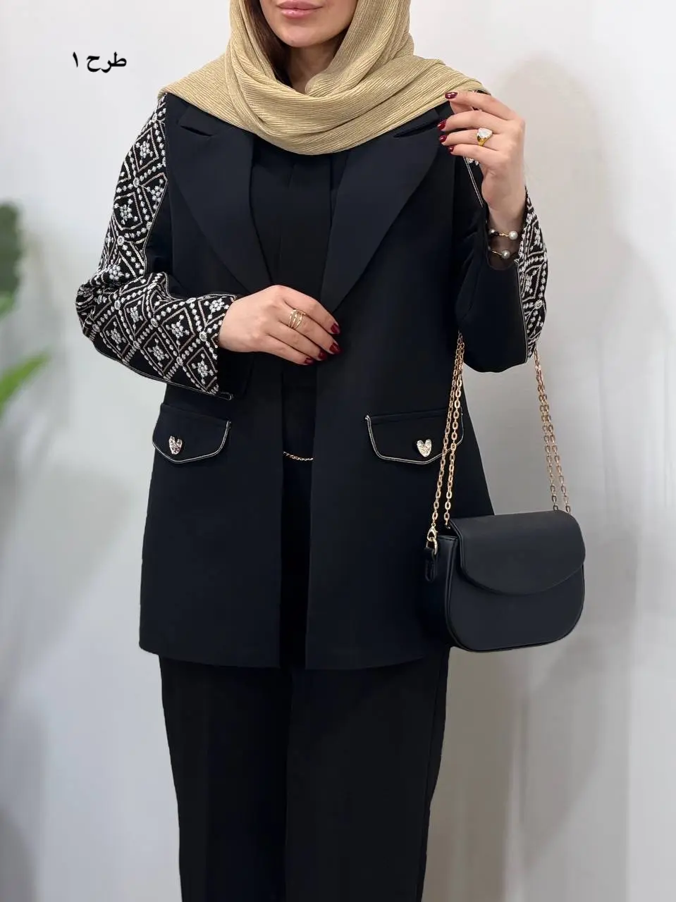 مانتو مجلسی سوزندوزی سایه